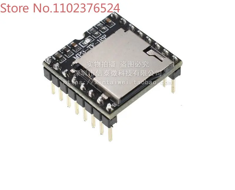 

10PCS Mini TF MP3 Player mini player development module is compatible with UNO R3