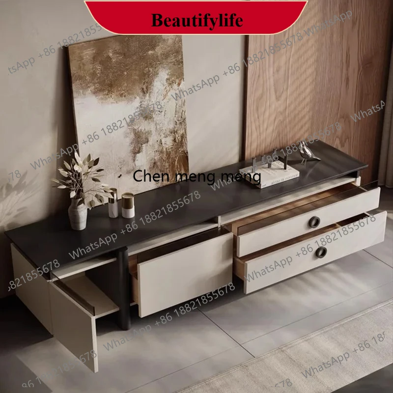 

d178 Vintage Modern Tv Stands Living Room Cabinets Coffee Drawers Nordic Professional Wooden Tv Table Designer Muebles Home Desi