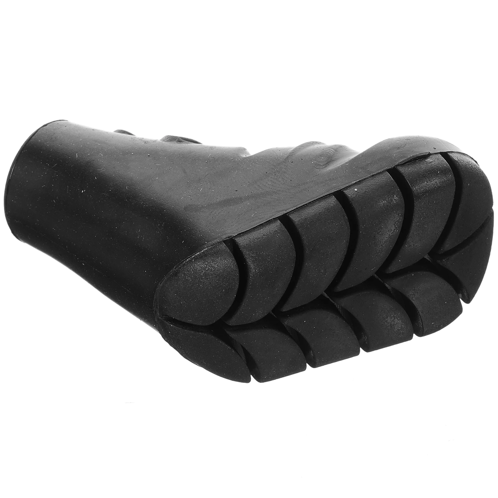

Trekking Pole Tips Rubber Covers Anti-slip Crutch Ends Walking Stick Poles Black Color Hiking Accessories Durable