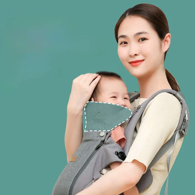 Porta-Bebê Respirável no Verão, Frente-Transporte, Simples Dual-Purpose, Leve, Back-Type, Recém-nascido