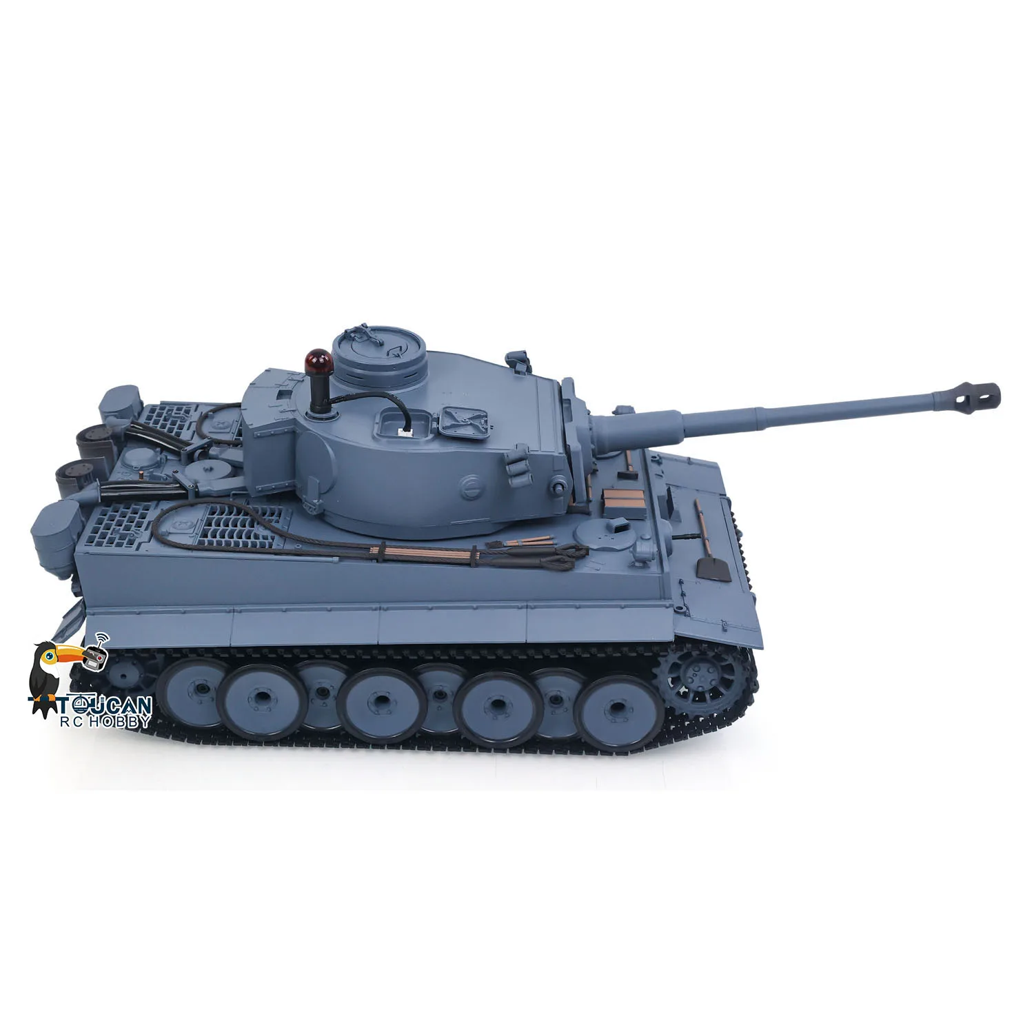 Spielzeug 1/16 Maßstab 7.0 Heng Long RC Panzer Plastik Tiger I RTR 3818 Ferngesteuertes Panzerfahrzeug-Modell für Geschenke TH17233 – Detail 9