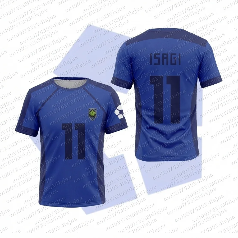 2026 Anime Japanisches Isagi Yoichi Fußballtrikot T-Shirt Cosplay Hyoma Chigiri Meguru Bachira Tee Original Kinder – Detail 7