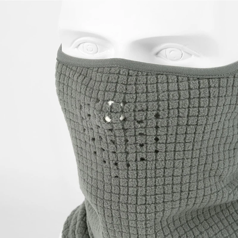Breathable Cycling Neck Gaiter Thermal Unisex Ski Face Mask Hiking Antibacterial Ear Cover Windproof Neck Warmer Outdoor Sports