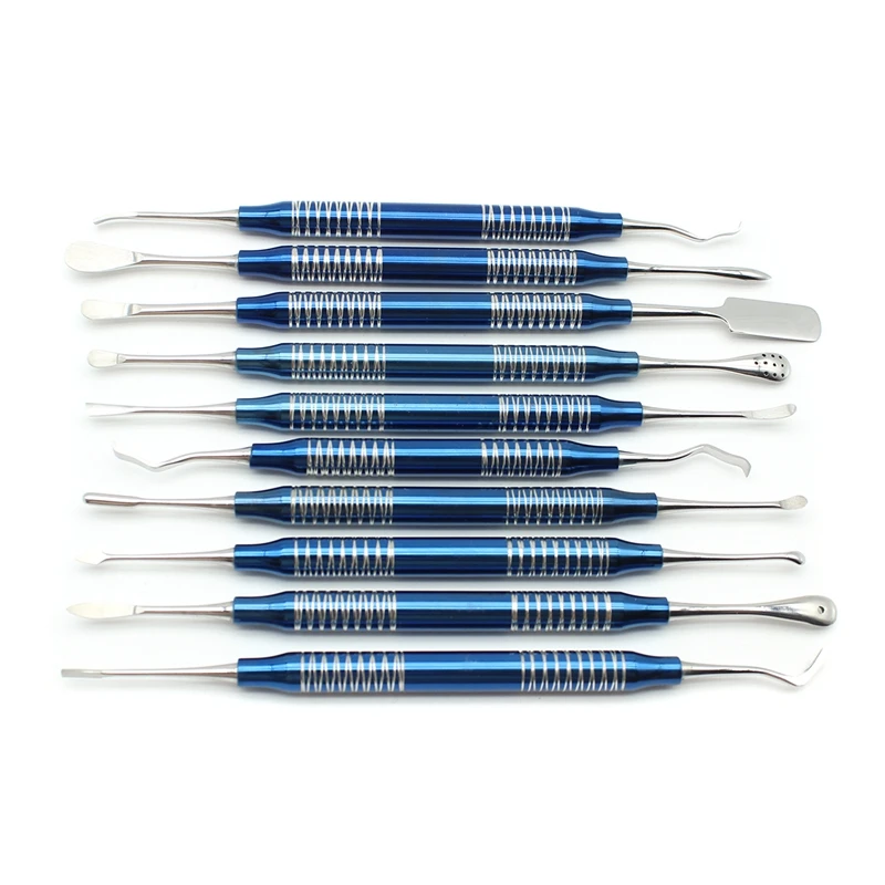 

10pcs/set Double Ends Dental Implant Periosteal Elevator Seperator Tool for Reflecting and Retracting Tools