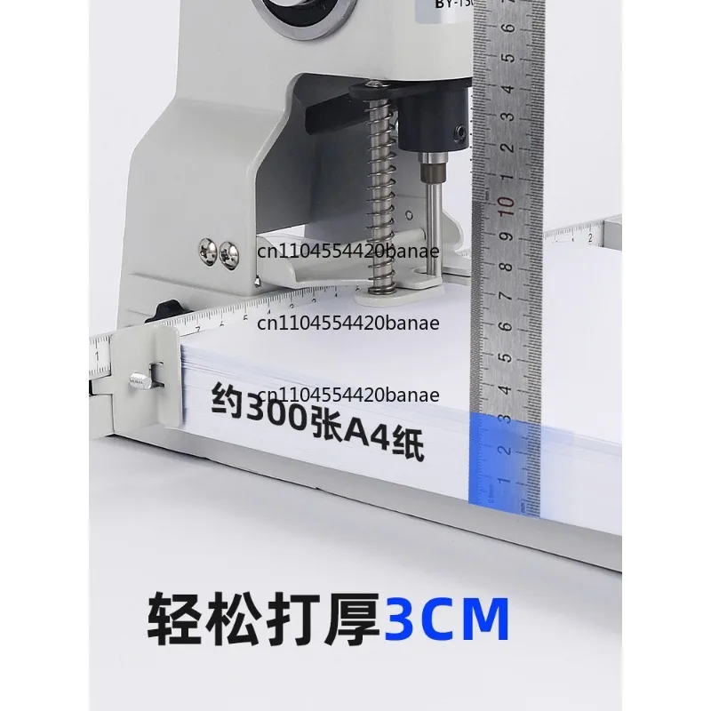 Fabric tag punching machine T30J single hole manual punching machine photo album tag recipe puncher punching machine