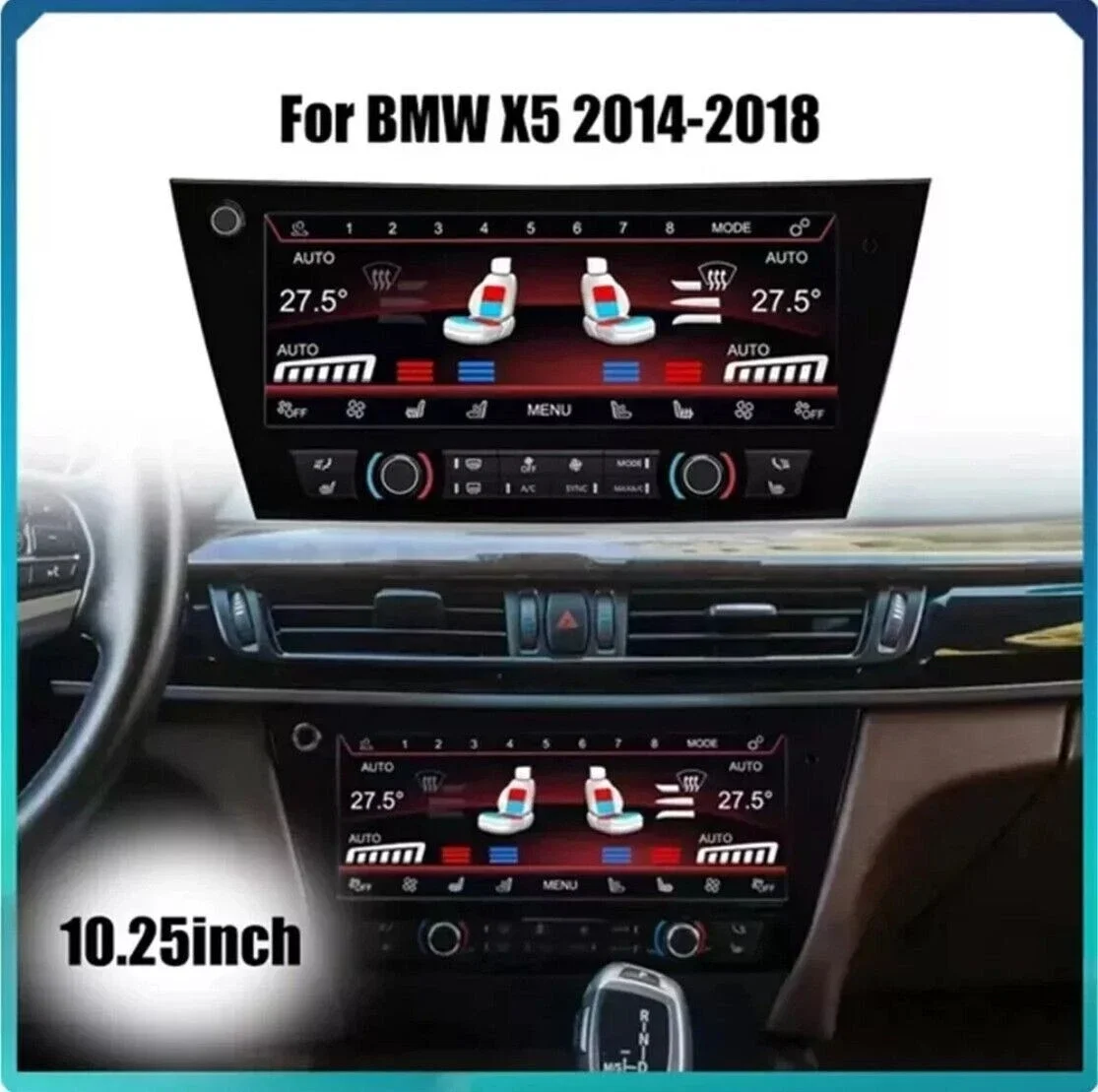 Digital Car Android For BMW X5 F15 2014-2018 AC Control Panel LCD Touch Screen Air Conditioning Climate Control Dashboard