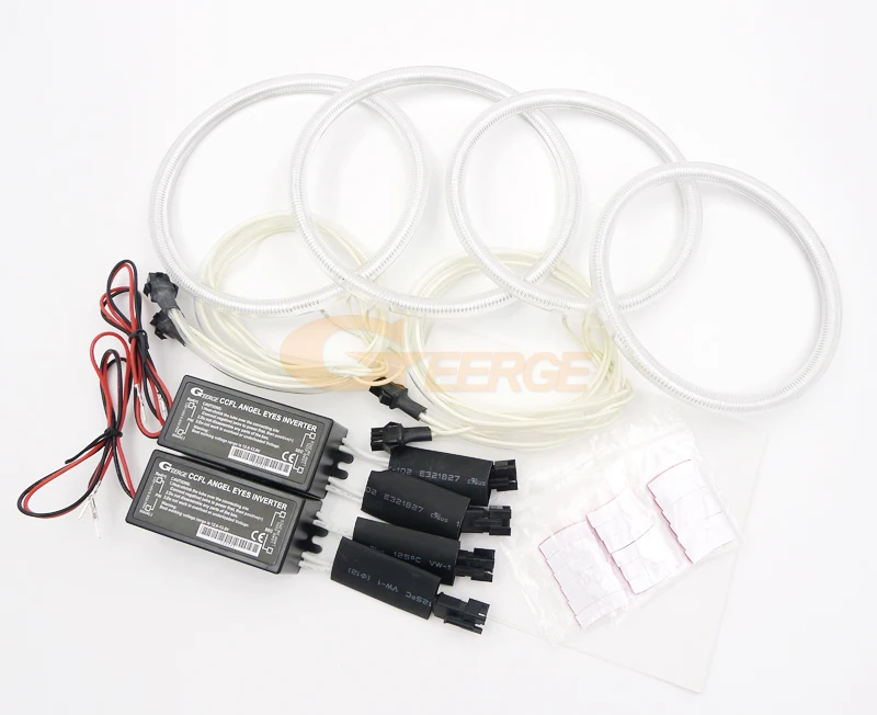 Excellent Ultra Bright CCFL Angel Eyes Halo Rings Kit For Chevrolet AVEO Sonic T300 2011 2012 2013 2014 2015 Pre Facelift