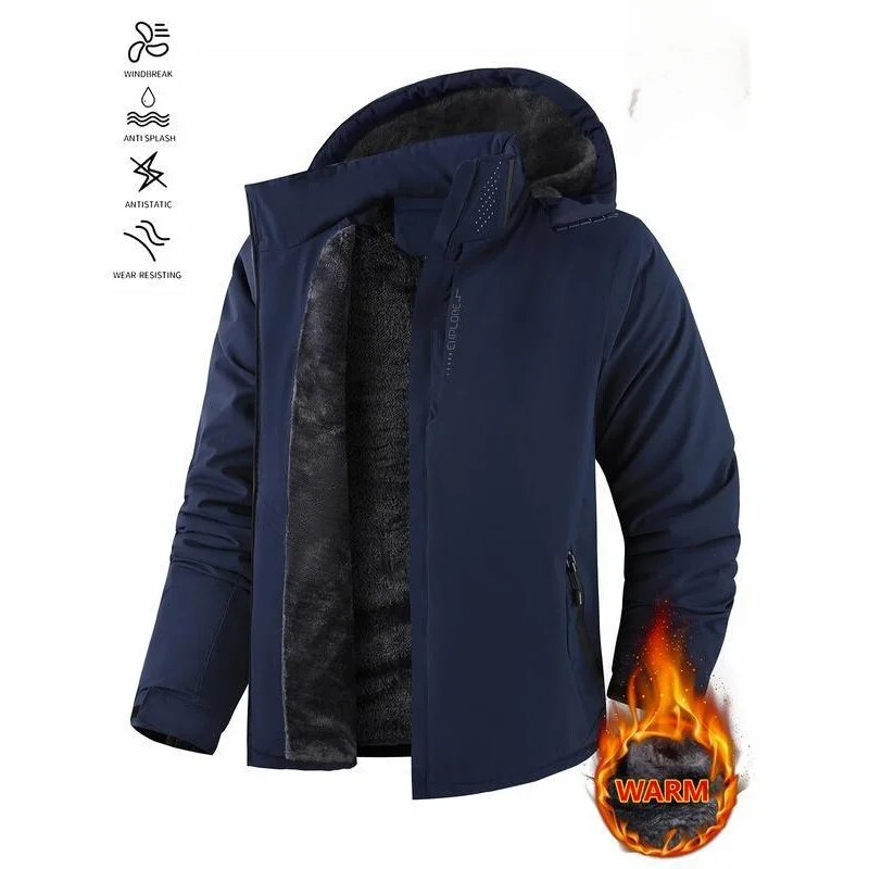 

Outdoor Windproof Fce Jacket Waterproof Unisex Long Coat Warmth Functional Clothing for Couples Suitable for Spring Season