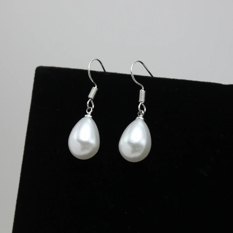 NEW Round Imitation Pearl Drop Earrings for Women Pendientes Waterdrop Pendant Jewelry Trend Creative Accessories Imitati