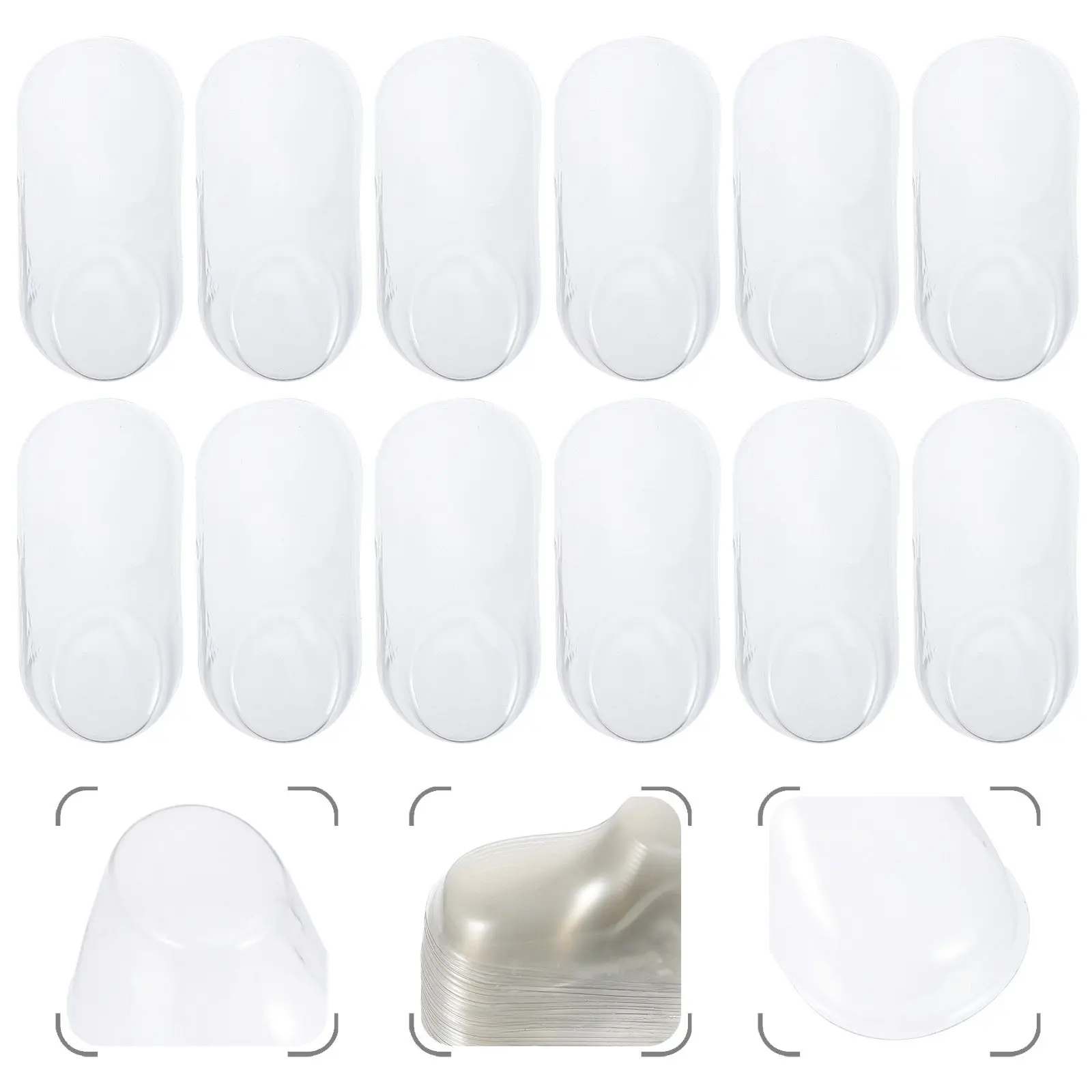 

Набор из 40 прозрачных пластиковых форм-держателей для детской обуви и носков, премиум-класса, для демонстрации