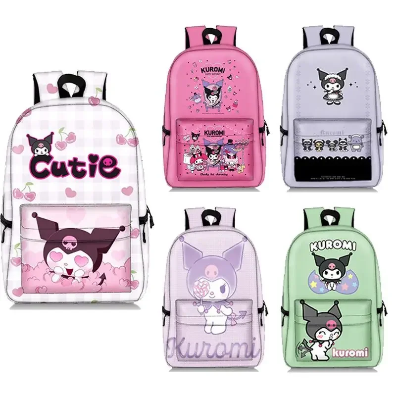 Sanrio Anime Hello Kitty My Melody Kuromi Backpacks for Children School Student  Cute Sweet Mochilas Aestethic Bag