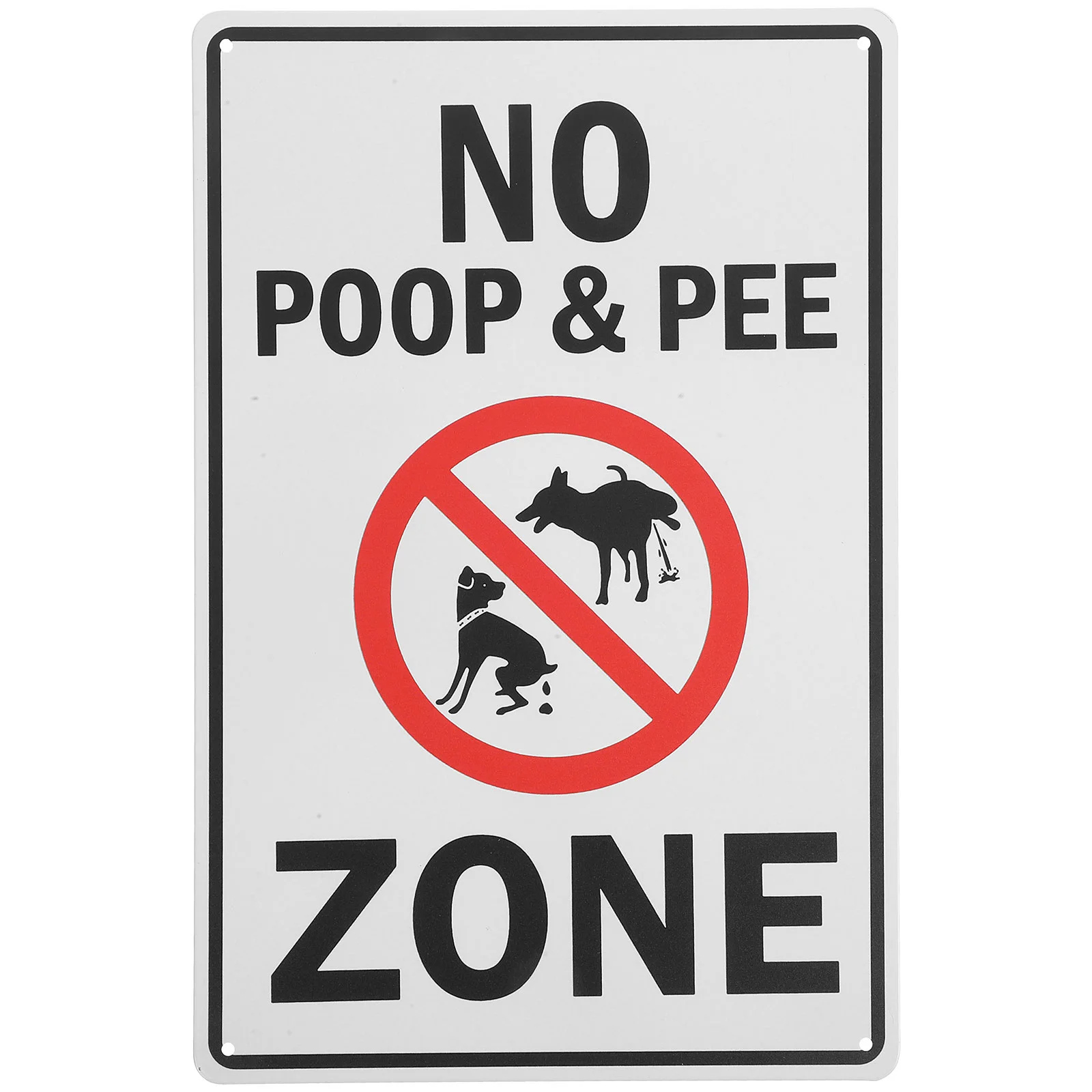 

No Pee or Poop Sign Outdoor Dog No Peeing Sign Dog Walking Warning Sign Park Warm Tip Sign dog sign dog no pooping sign