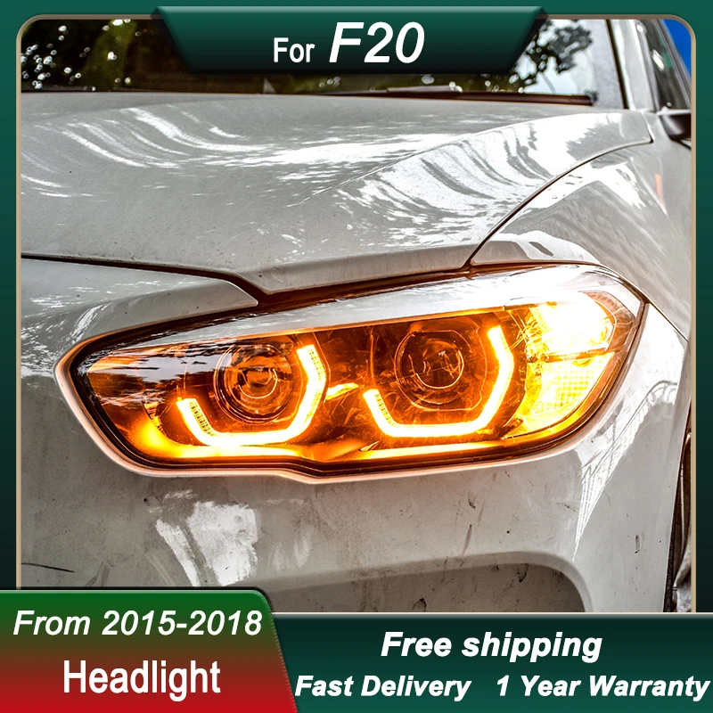 Car Headlights For BMW 1 Series F20 2015-2018 new style FULL LED Tail Light  Head Lamp  DRL Head Lamp Front light Assembly