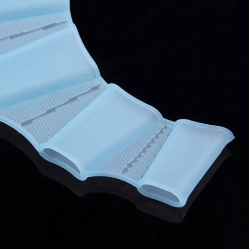 1 زوج اليد Webbed قفازات وسادة الزعانف السباحة التدريب Hot البيع الرجال النساء الاطفال الضفدع نوع سيليكون السباحة الزعانف قابل للتعديل #6