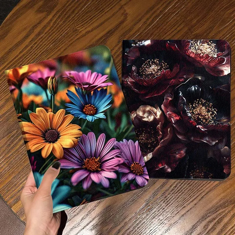 

Colorful Daisy Flower Bouquet Tablet Case For Apple iPad Air Pro mini 1 2 3 4 5 6 7 8 9 11 M2 M3 M5 M4 5th 6th 7th 10th 11th