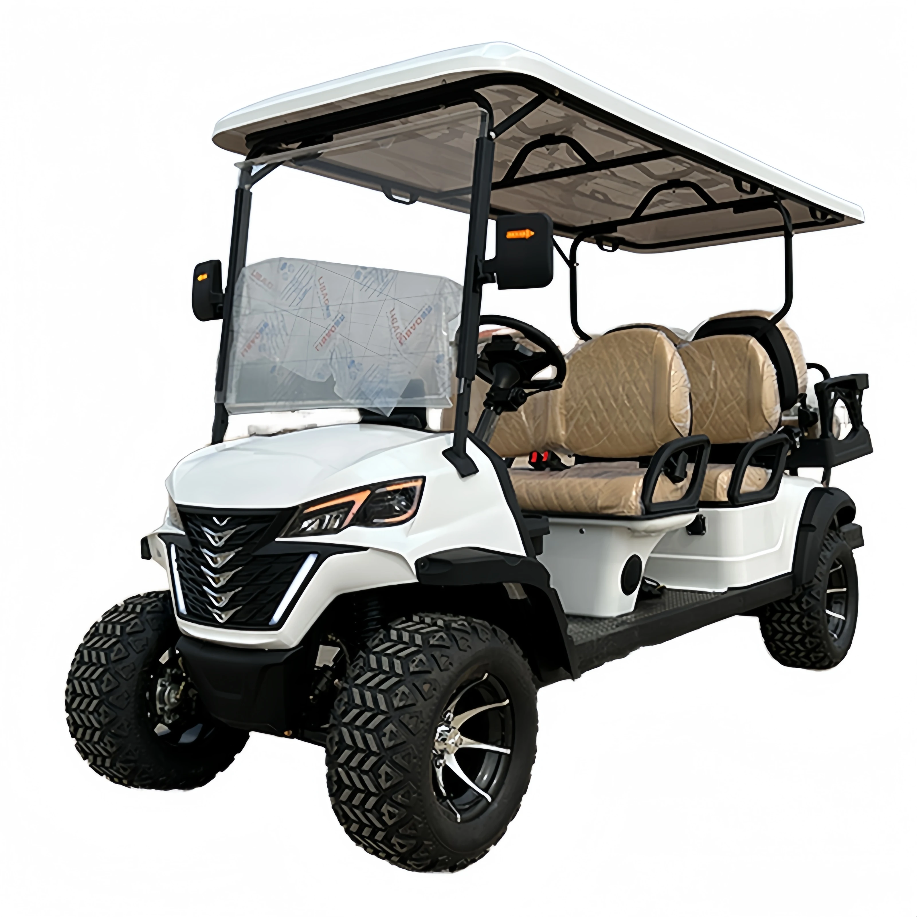 Custom 72v golf cart electric lithium gas golf cart 4 seater gasoline sightseeing golf cart