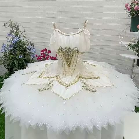 Paquita Sleeping Beauty Raymonda high-grade custom ballet TUTU dress competition dress gauze dress