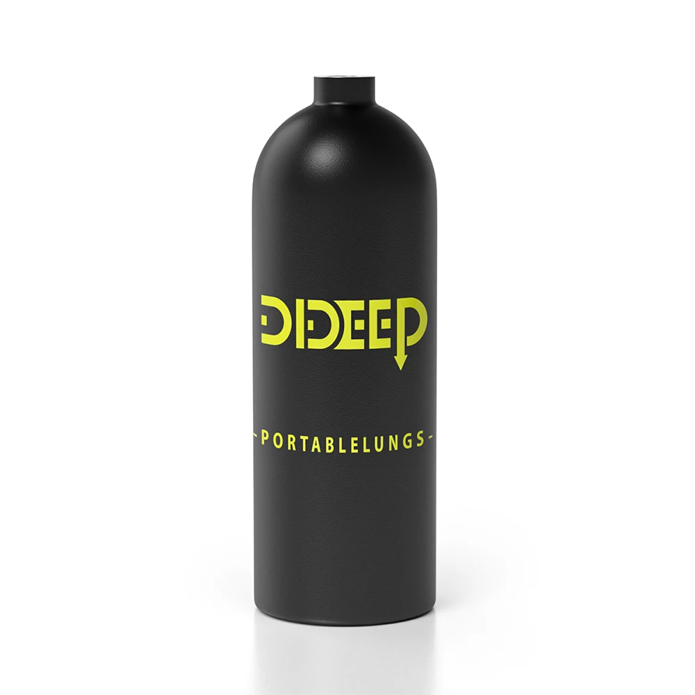 

DIDEEP-Mini Oxygen Tank for Scuba Diving, Cylinder, Dive Respirator, Snorkeling Breath, Bucear, Diving Equipment, 2L