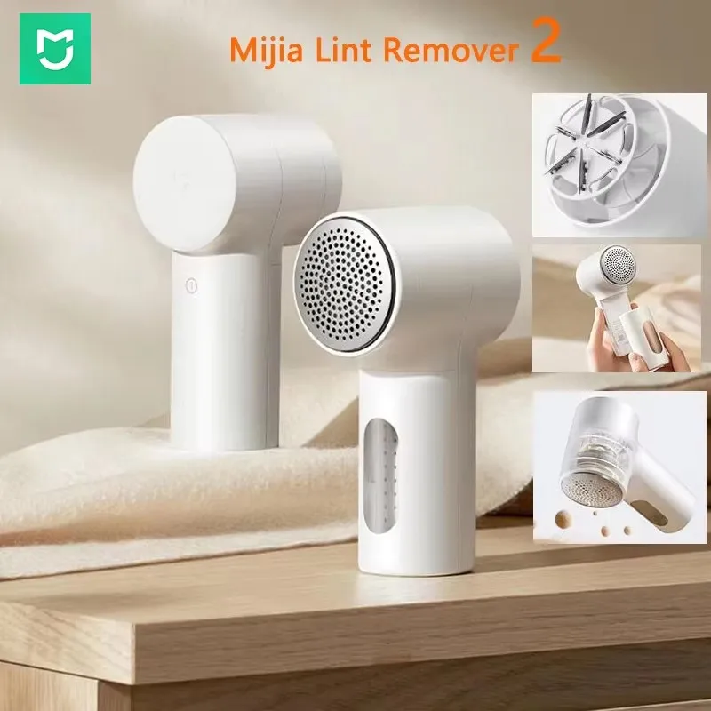 Original Xiaomi Mijia Lint Remover Hair Ball Trimmer Sweater Remover 5 leaf cutter head Motor Trimmer With small brush inside