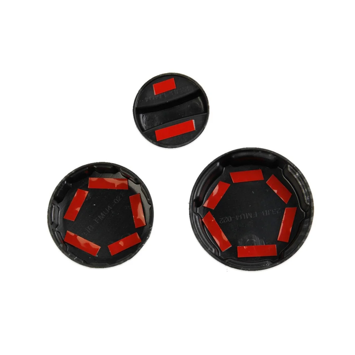 Oil Cap Brake Fluid Cap Antifreeze Cap Cover Trim for Ford Mustang 2024 Interior Accessories Carbon Fiber