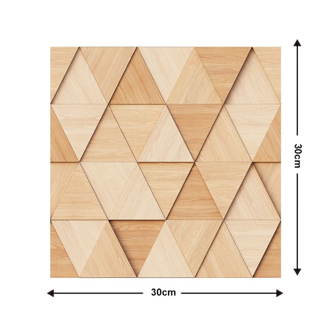 Self-Adhesive 3D Wall Stickers 30x30cm 10 Sheets Foam Waterproof for Bathroom Chair Rail Living Room