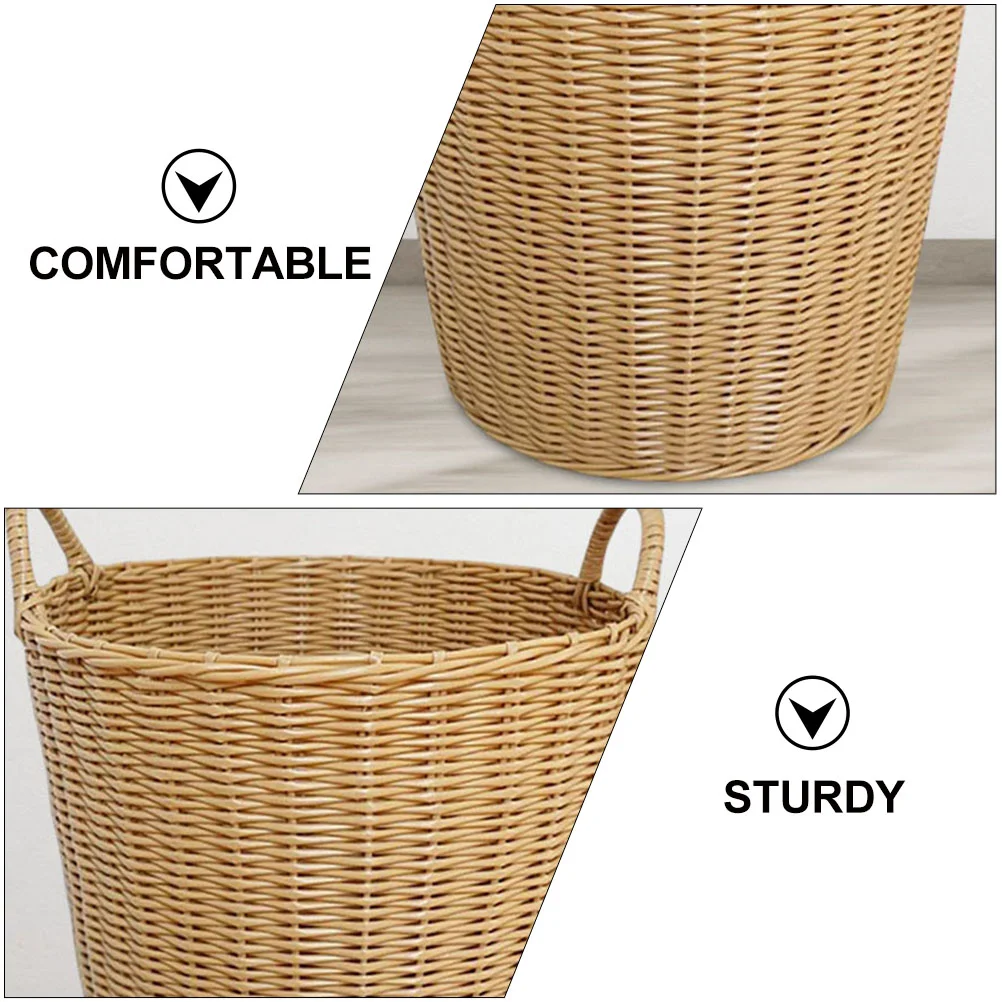 Laundry Hamper Diaper Basket Multi-Purpose Dirty Clothes Holder Storage Children Toy Container Plastic