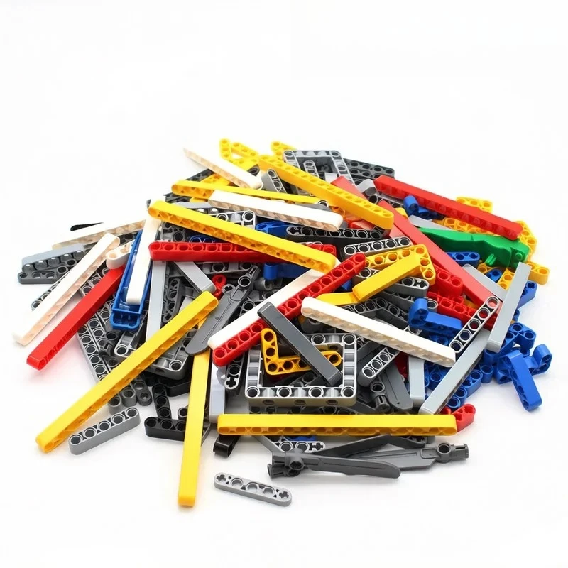 280Pcs Technology Building Blocks Hole Beam Frame Parts Modified MOC Small Bricks DIY Assembly Educational Construction Toy Sets view 4