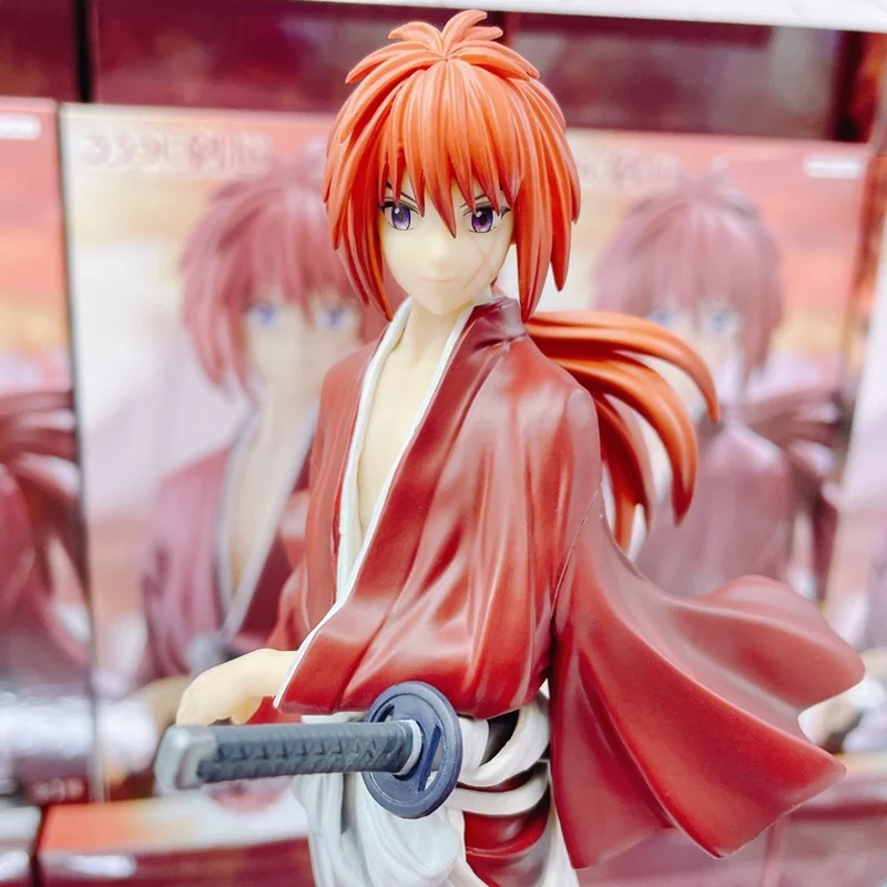 

В наличии натуральная Furyu Trio-Try-It Rurouni Kenshin Crunchyroll Himura Kenshin 1/12 модель игрушки коллекционные украшения для рабочего стола подарок