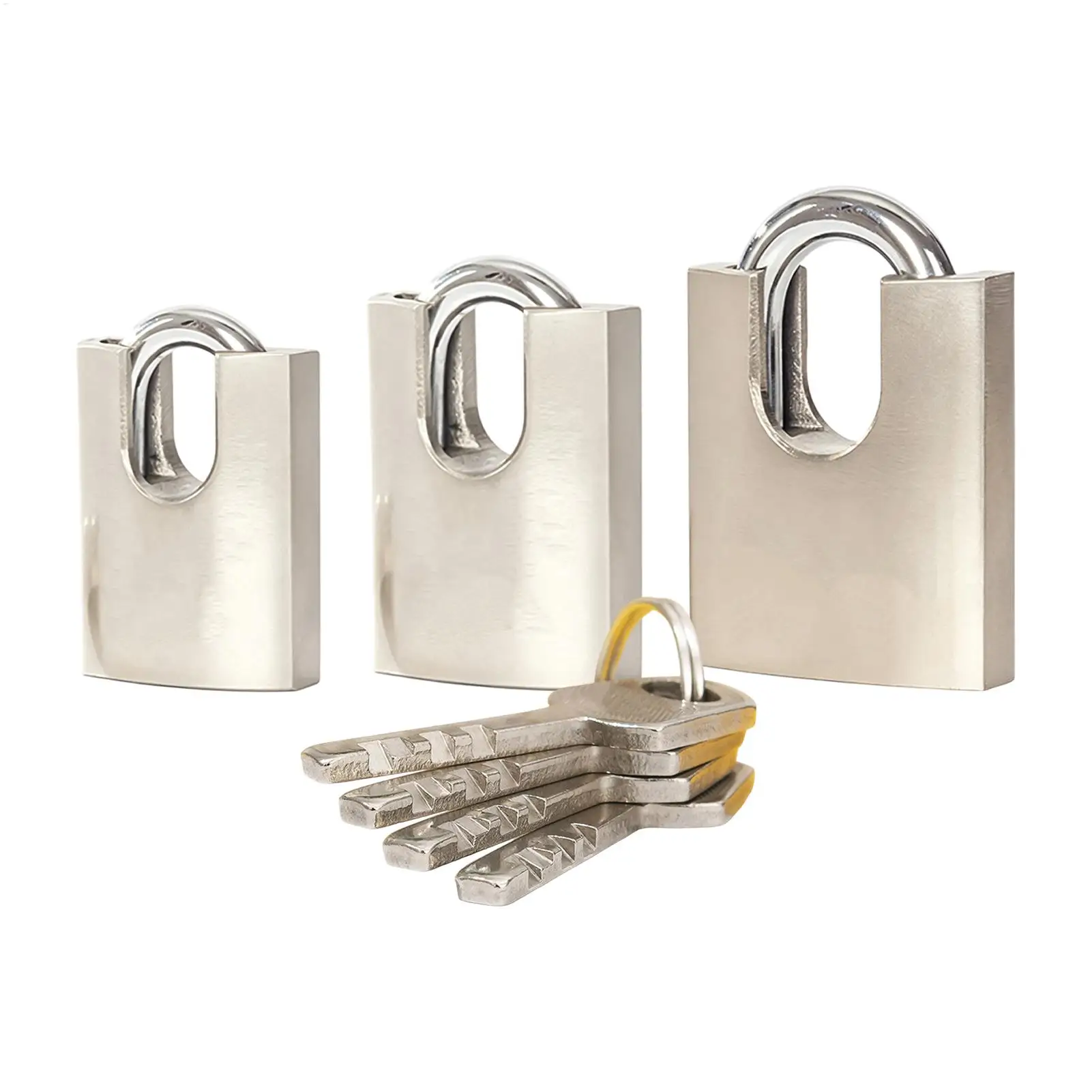 Heavy Duty Cut Resistant Outdoor Padlock Weatherproofs Security Lock For Gate Fence Shed Gym Sports Locker School Construction - view 2