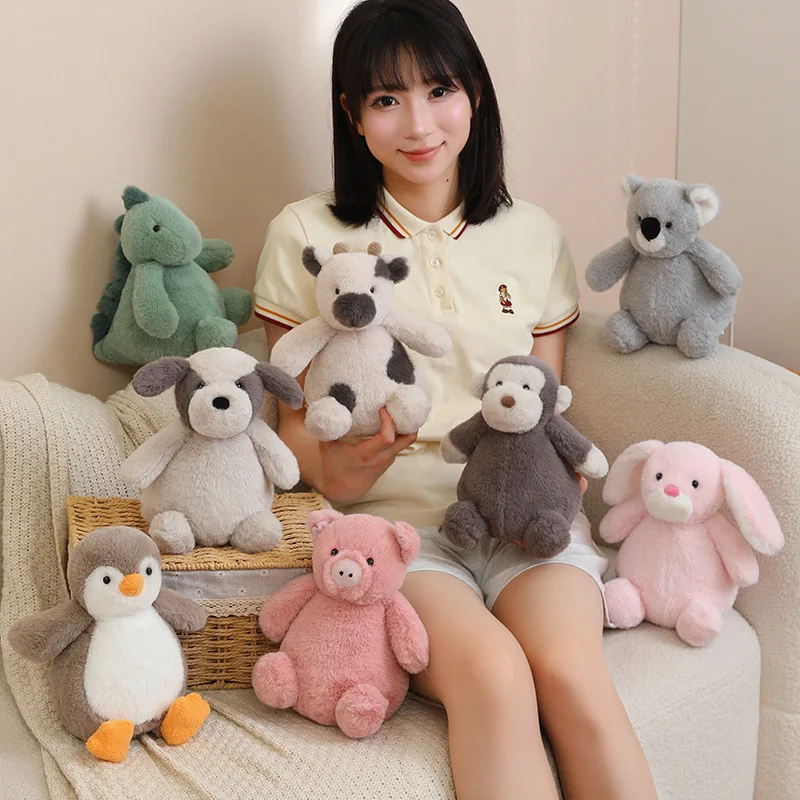23cm Tuanzi Animal Series Plush Doll Rabbit Monkey Puppy Koala Plush Toy Soft Stuffed Animal Child Birthday Gift