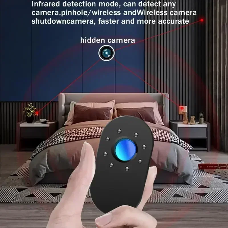 Anti Candid Hidden Detector Camera, Bug Proteção de Segurança, Discreet Spy Invisible Gadgets, Sensor de presença infravermelha profissional