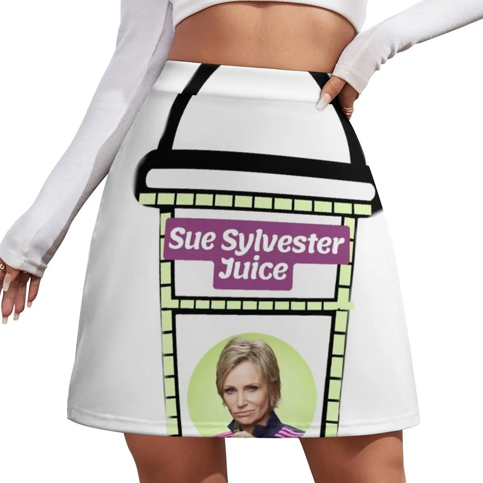 

Sue Sylvester Juice Mini Skirt clothing women summer 2026 90s aesthetic skirt for women