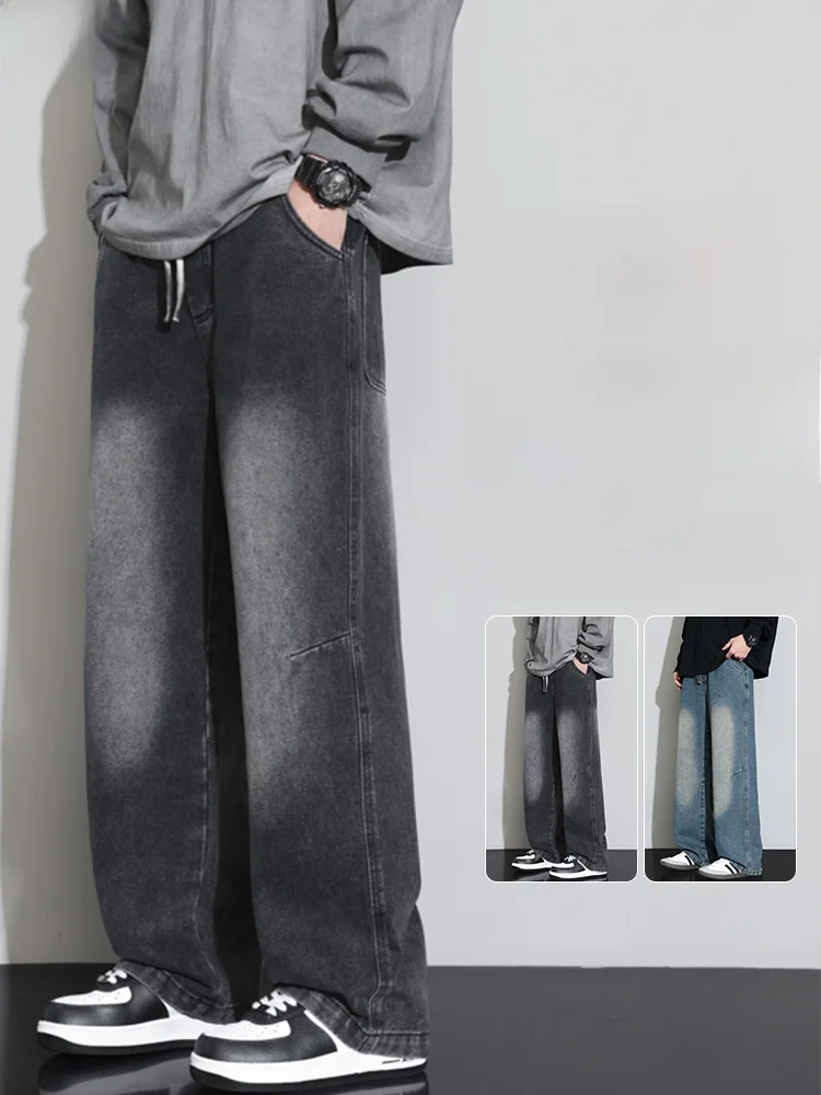 

Мужские джинсы American Sle Workwear: прямые, свободные, широкие, повседневные, больших размеров, для весны и осени