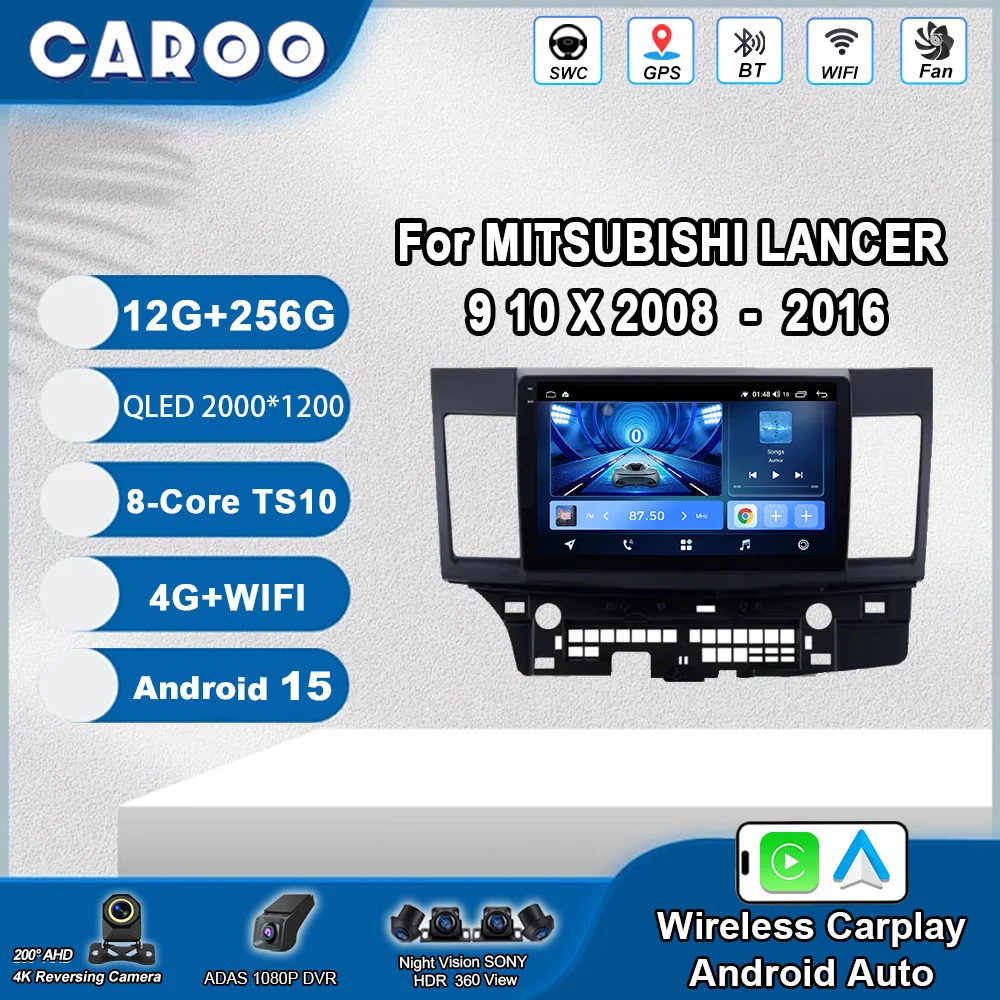 

Android 15 для MITSUBISHI LANCER 9 10 X 2008-2016, авторадио, мультимедийный видеоплеер, навигация, стерео GPS, без сенсорного экрана 2din