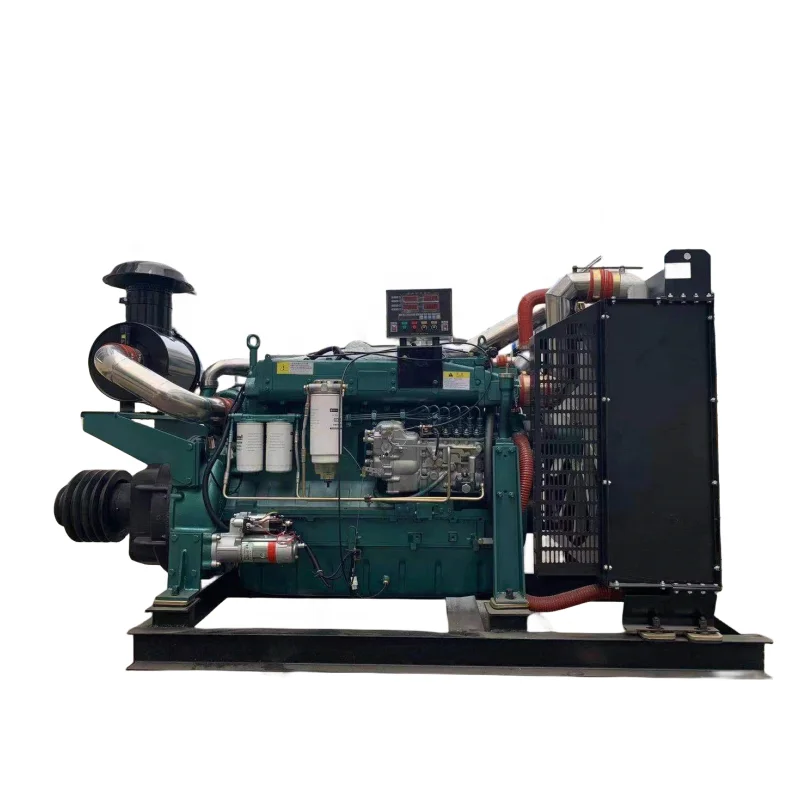 Shandong Yunnei 6 Cylinder 550 Hp Stationary Motor/diesel Engine With Clutch And Pulley For A Waste Wood Crusher