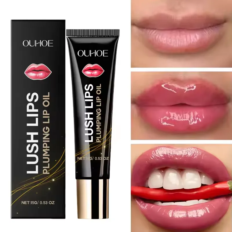 Lip Plumper Oil Instantly Volumising Increase Lip Elasticity Long-lasting Moisturize Lip Plumper Gloss Sexy Beauty Makeup New