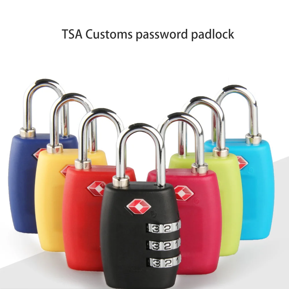 Spot sale of exquisite card packaging quality lock, customs password padlock overseas travel password lock, good quality