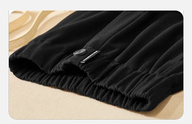 SENTUBILA Weite Sweatpants für Damen, Casual-Hose, Koreanische Mode 2026, Hose mit elastischem Bund, Damenbekleidung, Streetwear 153KA3216 – Detail 8
