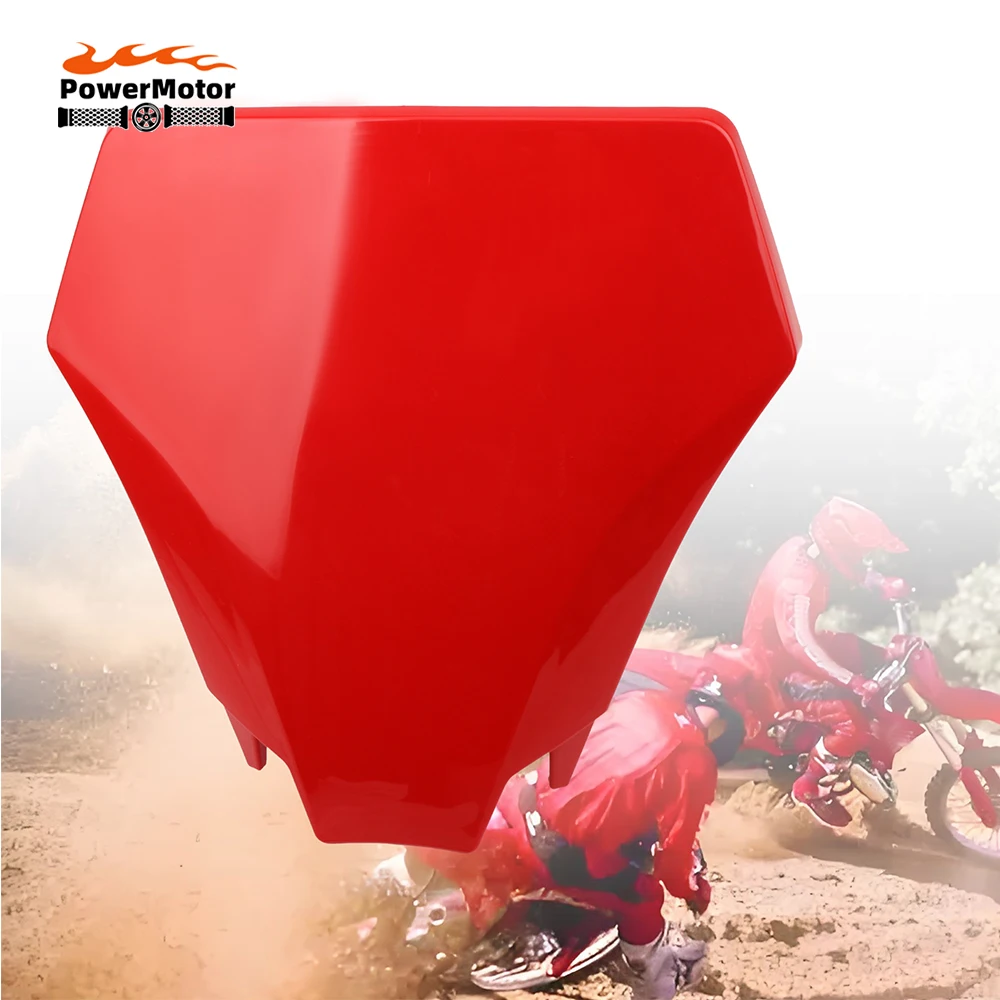 Motorcycle Front Number Plate Plastic Cover Accessories For GASGAS EX EXF MC MCF 125 250 300 350 450 2024 Motocross Dirt Bike