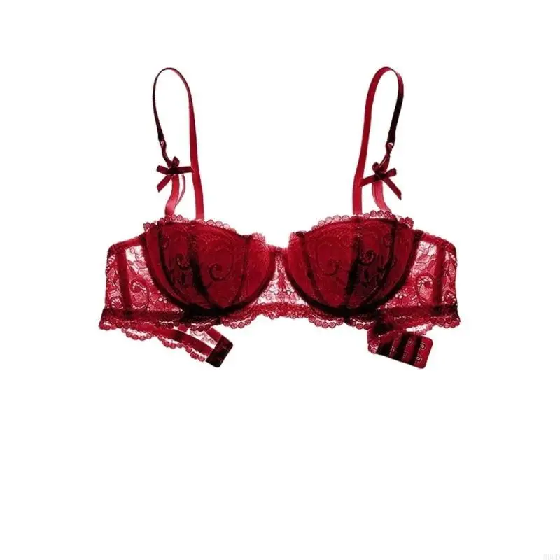 Women's Balconette Lace Push Up Bra