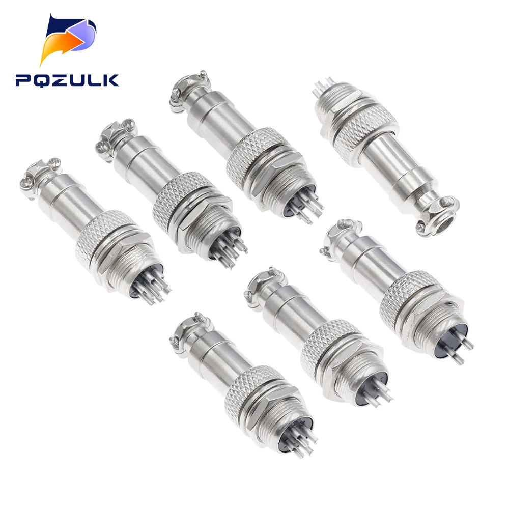 1PCS 12MM Aviation Plug Socket GX12 L88-93 Power Outlet 2/3/4/5/6/7Pin 5A 250V Butt Type Plug Socket Charging Socket Connector