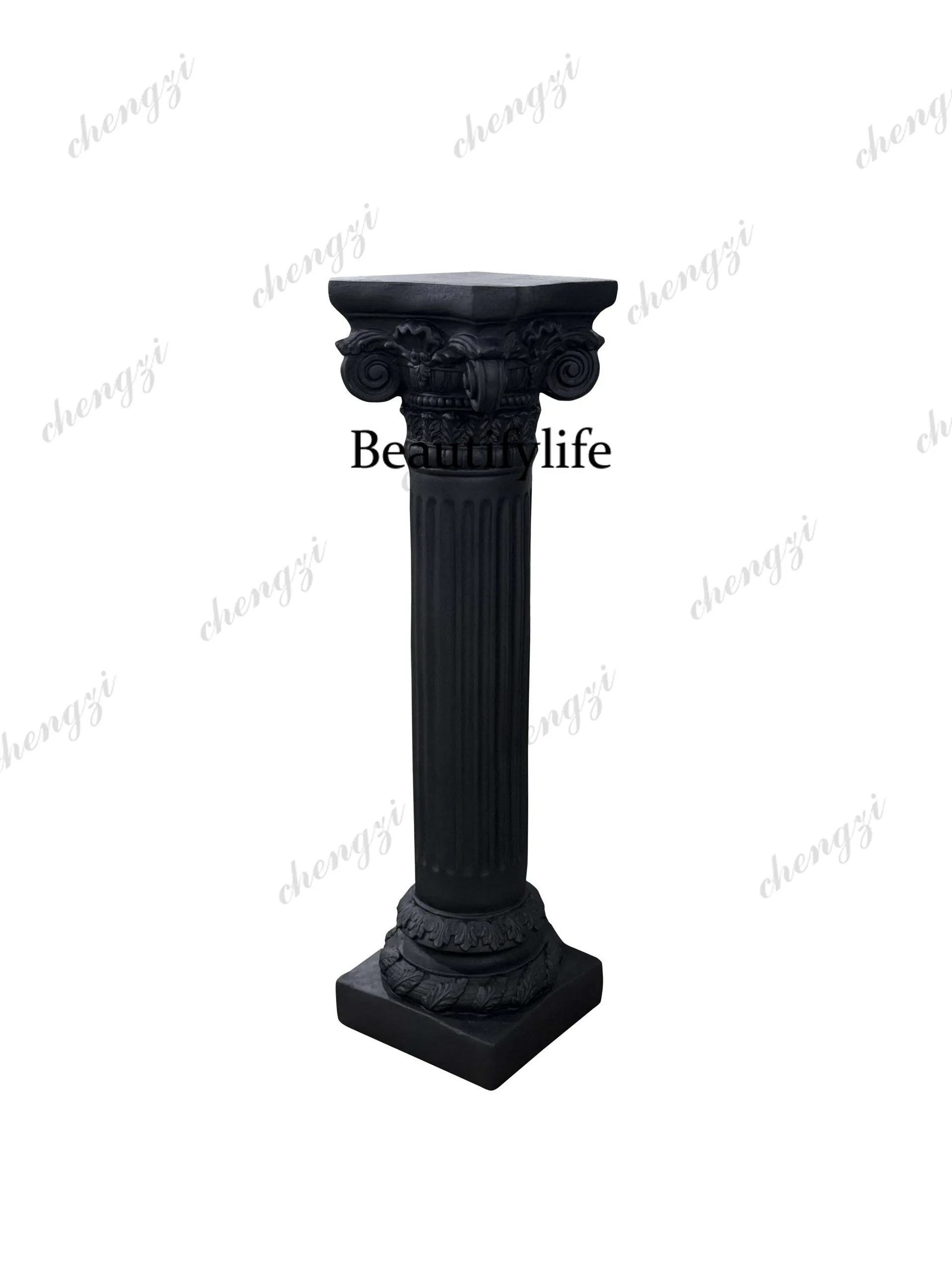 European Roman column flower stand wedding shooting props flower pot base floor decoration ornament