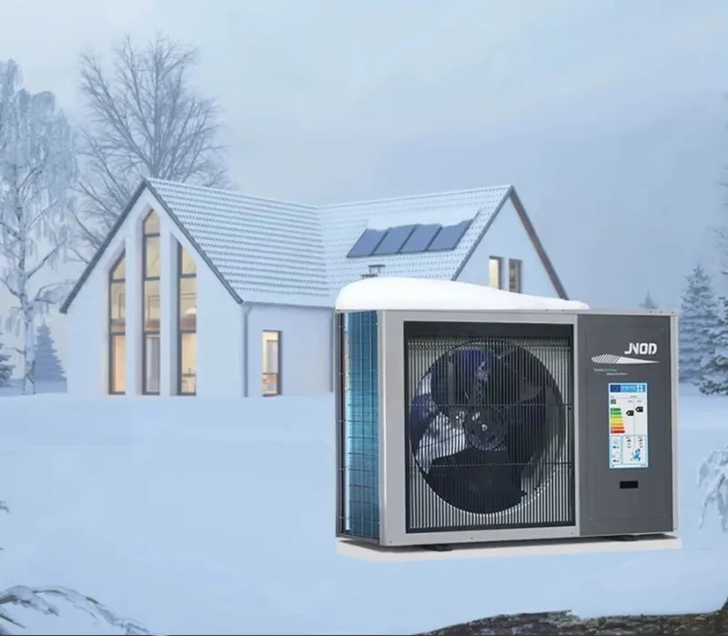 Energy Saving Heating System For Winter Home Heating And 75C Hot Water Inverter Heat Pump R290