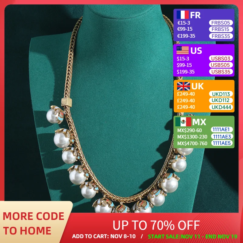 

Винтажное колье-чокер с пресноводным жемчугом, свадебная цепочка, женское колье, ювелирные изделия цвета античного золота, вечернее платье, высокое качество