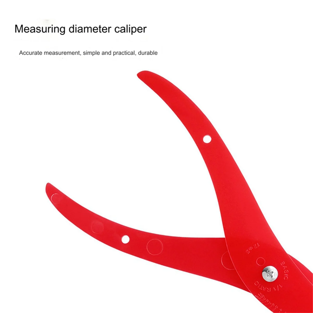 Pottery Tool Arc Plastic Caliper Inner and Outer Diameter Measuring Caliper Pottery Ceramic Sculpture Measuring Tool