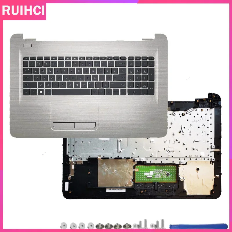 

New For 17-X 17-Y 17-AY BA BD 270 G5 TPN-W121 US Keyboard Laptop Palmrest Upper Top Case Backlight Replacement 856699-001