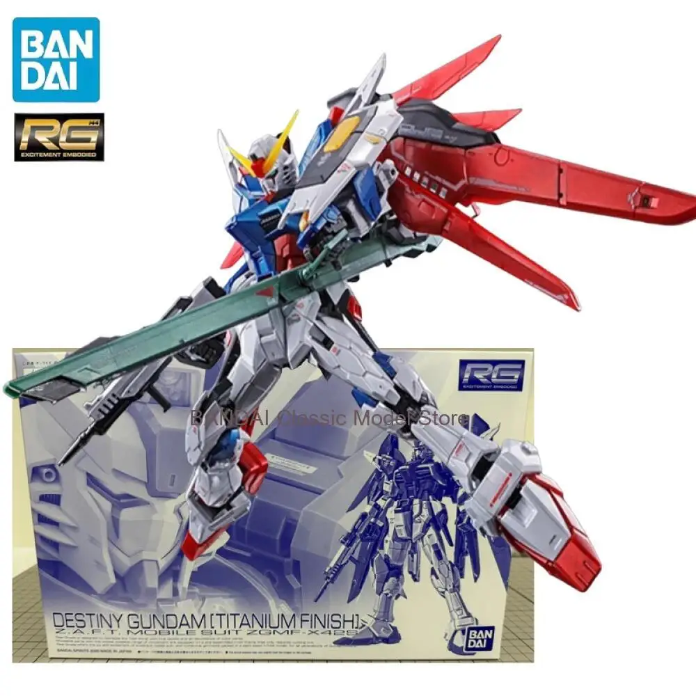 

В наличии BANPRESTO PB LIMITED RG 1/144 DESTINY GUNDAM [Титановое покрытие] Аниме-фигурки, сборная модель, коллекционная игрушка