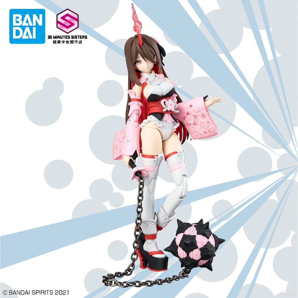 Официально лицензированная фигурка BANDAI 30 MINUTES SISTERS SIS-Y00 Shuremi, аниме, экшн-модель, 30 мс, фигурка, оригинальная игрушка
