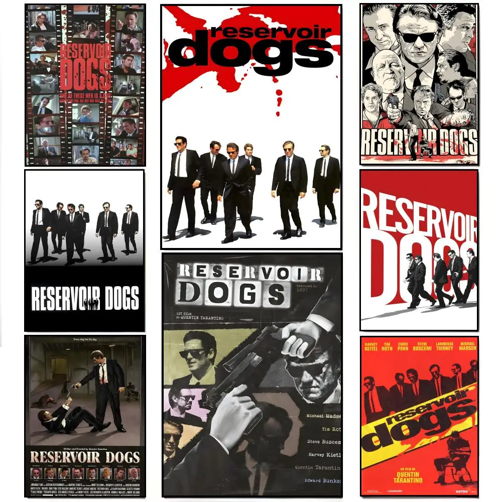 R-Reservoir D-Dogs Poster HD wasserdichter Wandaufkleber Bar Wohnzimmer Dekor Geschenk