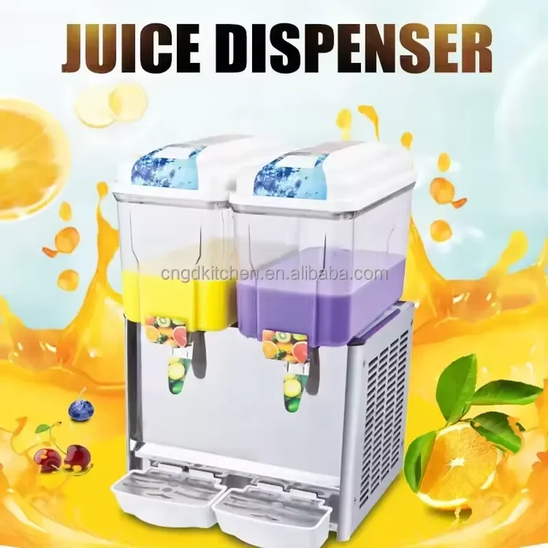 Commercial LED Juice Dispenser for Bar Beer Beverage Machine Cold Drink Server Stainless Steel Tank Party Event Equipment